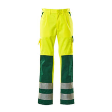 Calça MASCOT® Olinda, alta visibilidade amarelo/verde
