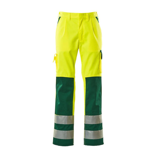 Calça MASCOT® Olinda, alta visibilidade amarelo/verde