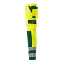Calça MASCOT® Olinda, alta visibilidade amarelo/verde