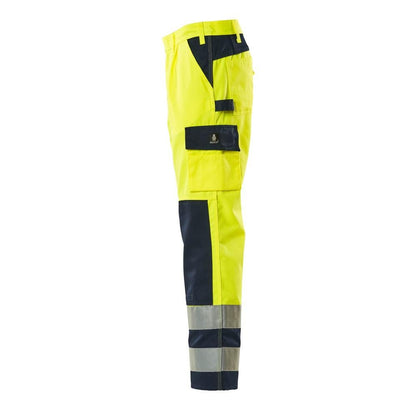 Calça MASCOT® Olinda, alta visibilidade amarelo/marinho