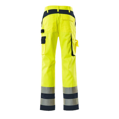 Calça MASCOT® Olinda, alta visibilidade amarelo/marinho