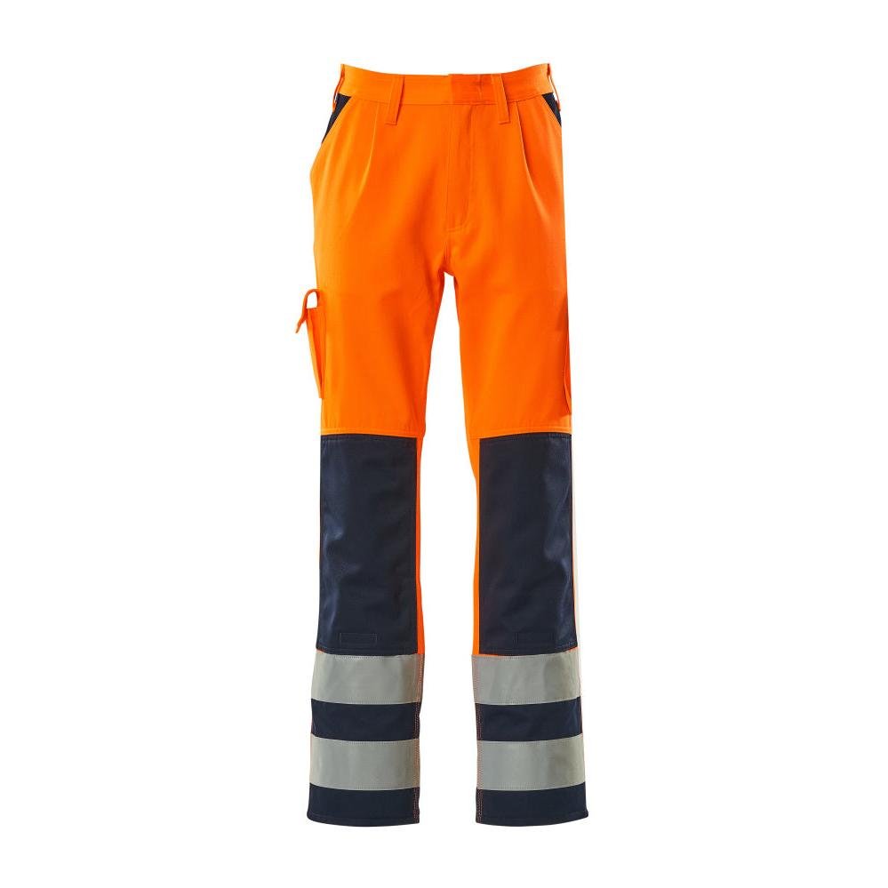 Calça MASCOT® Olinda, alta visibilidade laranja/marinho
