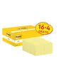 Um pacote promocional amarelo de blocos de notas Post-it® (3M Deutschland GmbH), 38x51mm, 100 folhas/bloco, contém 16 blocos mais 4 grátis (16+4 GRÁTIS). Inclui o icônico logotipo Post-it; os blocos de notas são certificados PEFC (SGSCH-PEFC-COC-110078).