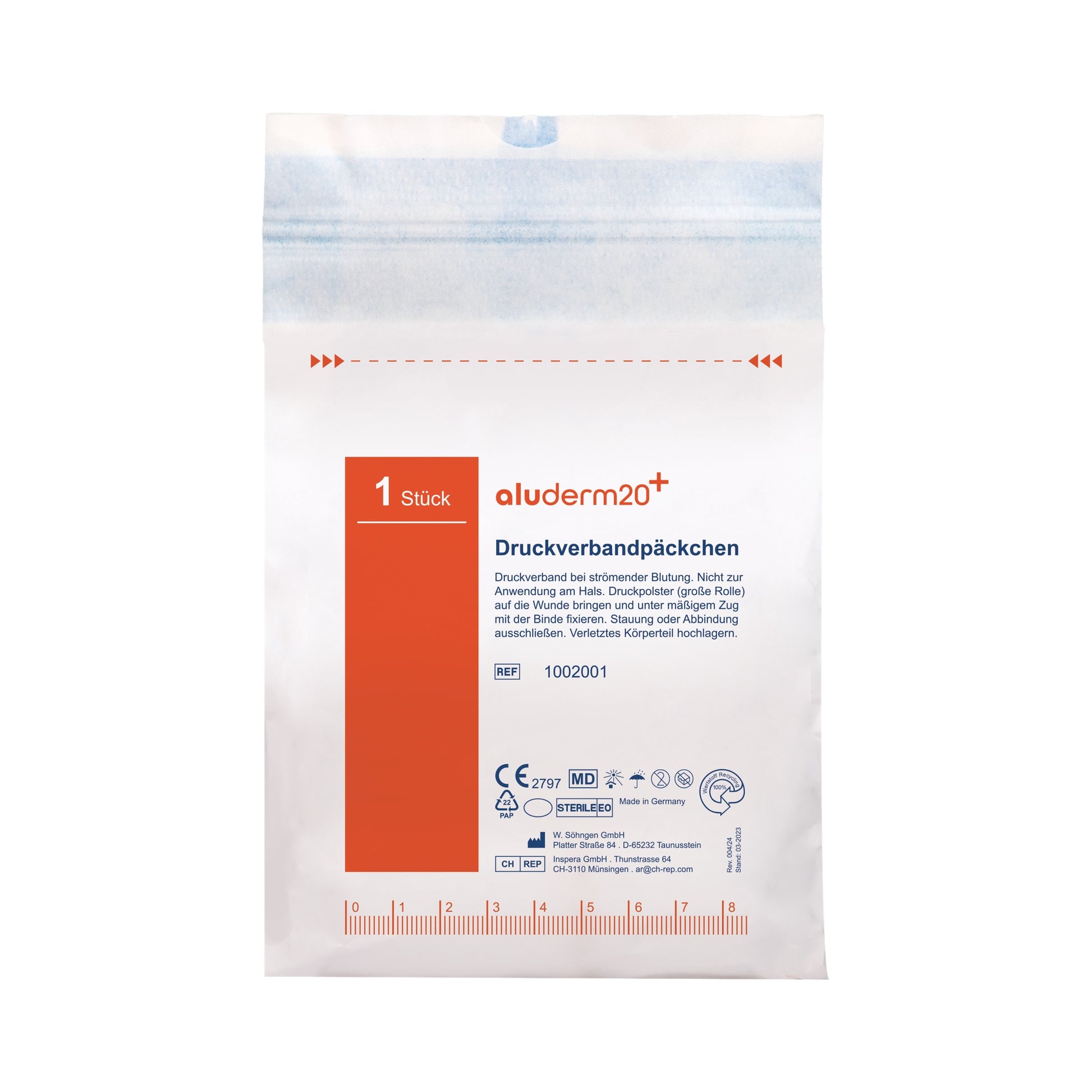 Spezial-Druckverbandpäckchen