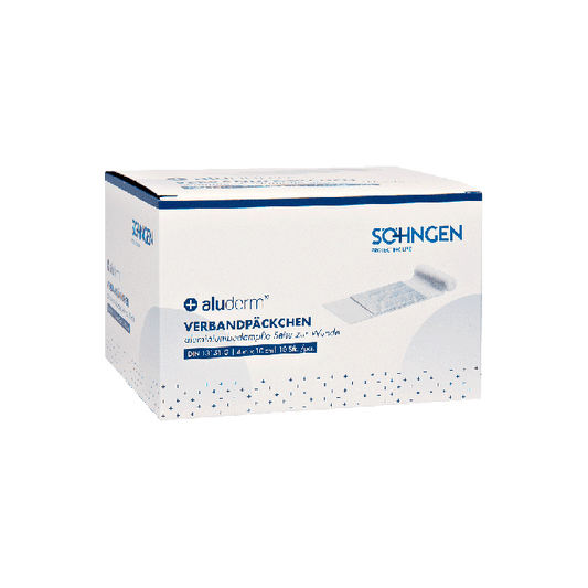 Pacote de pensos aluderm® grandes, 10 unidades