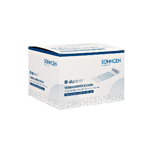 Pacote de pensos aluderm® tamanho médio, 10 unidades