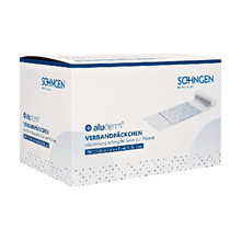 Pacote de pensos aluderm® tamanho médio, 25 unidades