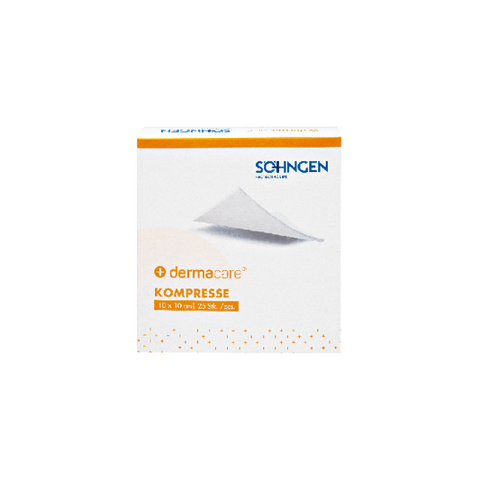 Compressa DermaCare® – Embalagem de 25 unidades, 10 x 10 cm