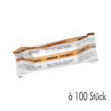 Fita de treino 3 m x 6 cm, em embalagens de 100 unidades