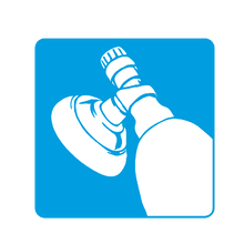 Piktogramm einzeln 80 x 80mm Beatmung