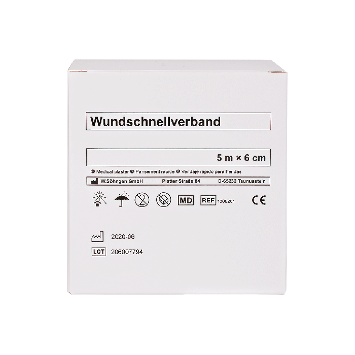 Pflaster-Schnellverband 5 m x 6 cm