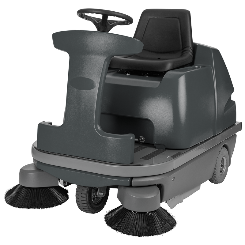 Varredora de condutor sentado Numatic NU 12 TRS com 2ª escova lateral | Pacote (1 peça)