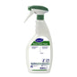 Um desinfetante espumante Oxivir Excel™ de 750 ml com AHP, pronto para uso, da Diversey Deutschland GmbH & Co. OHG, está com pulverizador de espuma e cabeça de pulverização verde e branca em fundo branco.