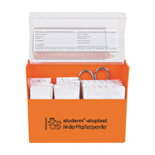 Dispensador de pensos para crianças aluderm®-aluplast, cheio
