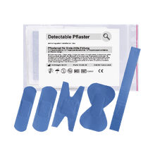 Conjunto de pensos «Detectables» para o kit de primeiros socorros