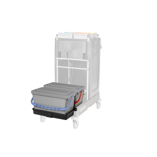 Numatic MMK 3, conjunto de caixa de esfregona preta - 2 x caixa de esfregona MoppMatic MK 3, tigela para balde | Pacote (1 peça)