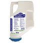 Um cartucho de plástico de 4,5 kg da Diversey Suma Revoflow Lime Pur-Eco P4, detergente de alto desempenho para máquinas de lavar louça para água de média a alta dureza, com tampa de dosagem azul e etiqueta detalhada.