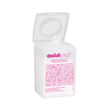 Dispensador de toalhinhas com álcool Quickpad com 150 toalhinhas e suporte