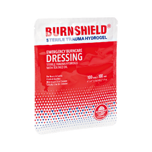 Pensos de espuma de hidrogel Burnshield, esterilizados, 10 x 10 cm