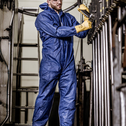 NITRAS POLYSAFE BASIC II, macacão de proteção química, azul royal