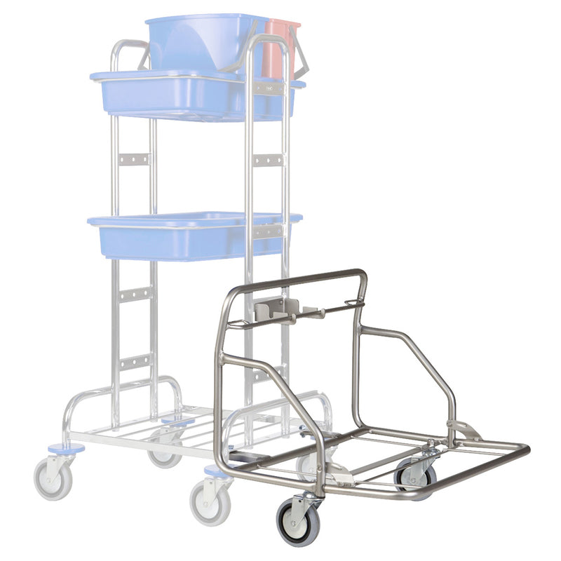 Kit de fixação para esfregona úmida VERMOP. Twixter/F1, cromado, 59 x 53 x 53 cm