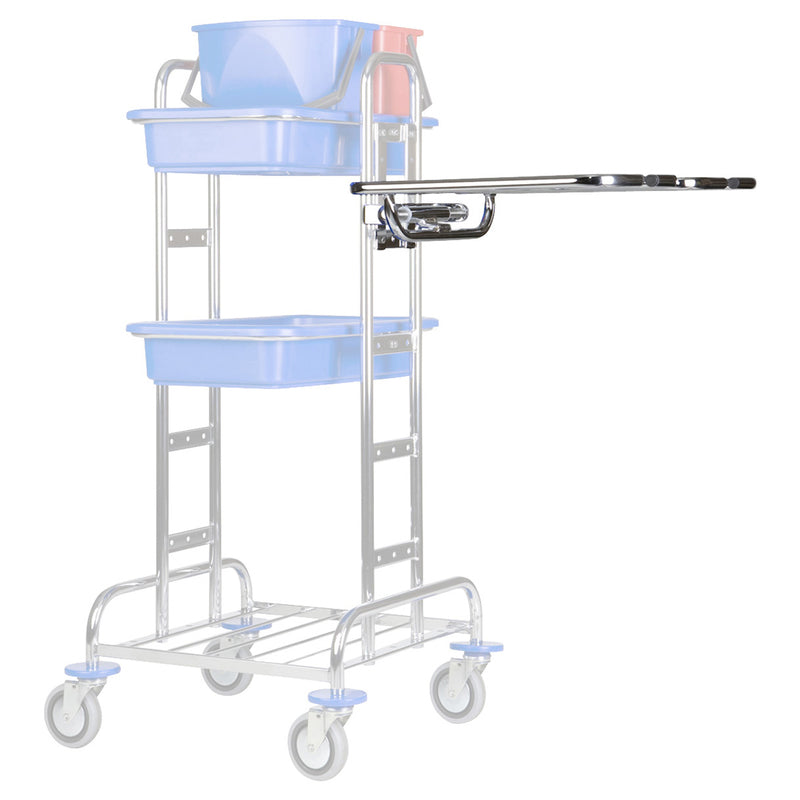 Estrutura de suporte VERMOP 2X70 L, dobrável, cromada, 58 x 47 x 19 cm