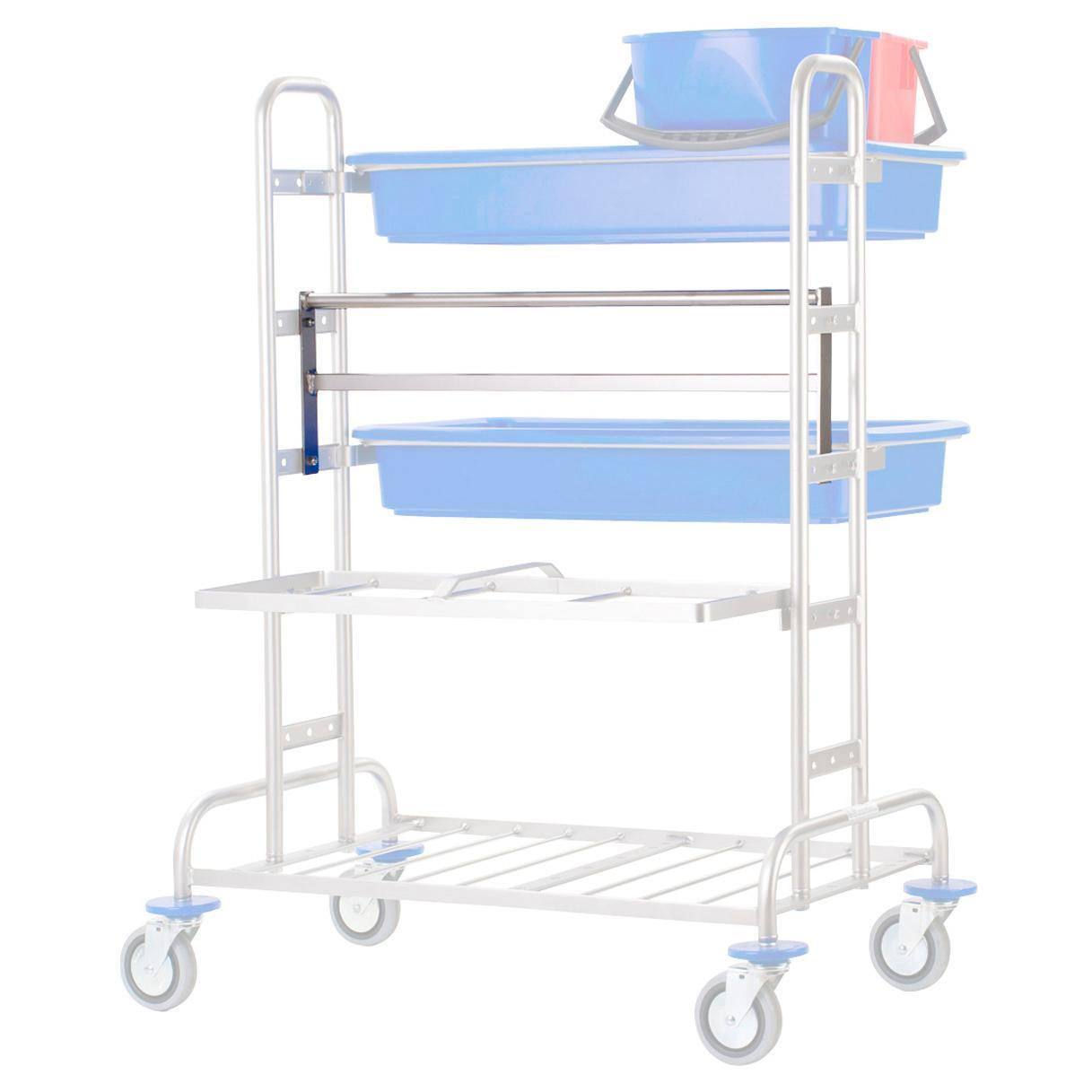 Porta-prensas VERMOP II, cromado, 66x3x21 cm