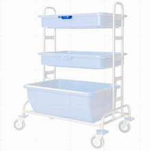 Suporte para alça VERMOP. f. Tigela XL, azul, 11 x 5 x 1 cm