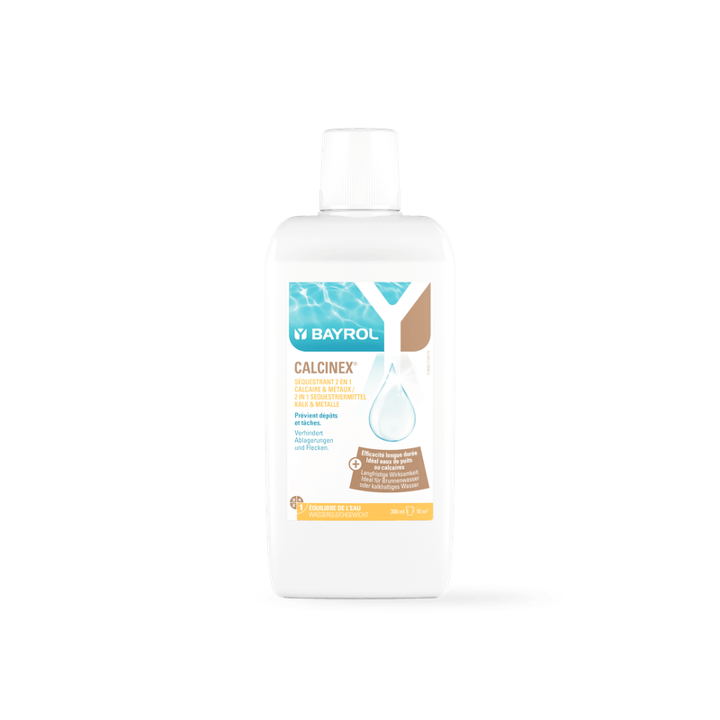 BAYROL Calcinex® 1 L«Bestseller para a prevenção de depósitos de calcário e metais | Garrafa (1 l) 