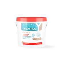 Grânulos de cloro inorgânico BAYROL Chloryte® com 70% de teor de cloro ativo