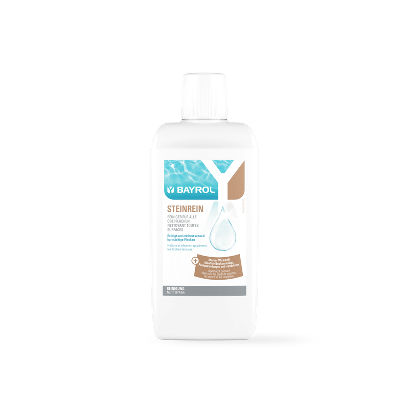 BAYROL Steinrein® concentrado Com um removedor de sujeira eficaz, suave para os materiais
