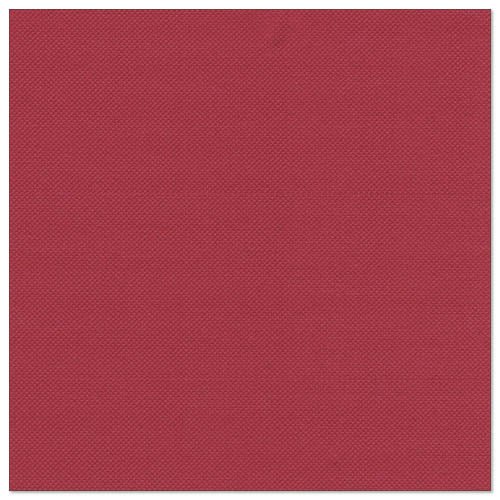 Um guardanapo quadrado e de cor sólida bordô com uma estrutura fina e discreta, sem padrões ou logotipos visíveis. Ideal para a coleção ROYAL da PAPSTAR GmbH. Produto: PAPSTAR 50 guardanapos "ROYAL Collection" 1/4-Dobra 40x40 cm bordô.