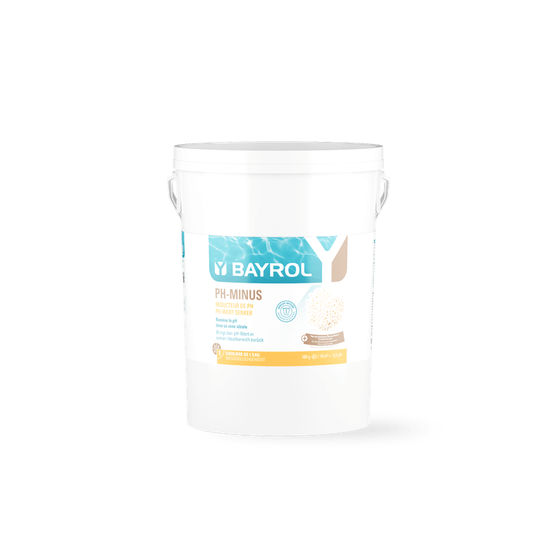 BAYROL pH-Minus Grânulos ácidos rapidamente solúveis de alta pureza química