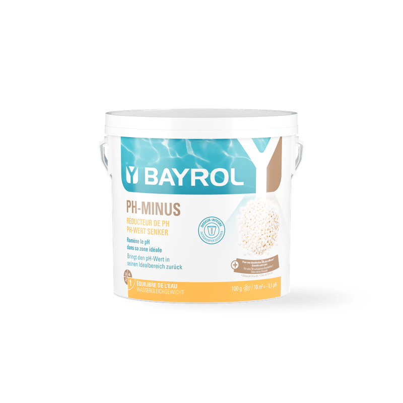 BAYROL pH-Minus Grânulos ácidos rapidamente solúveis de alta pureza química