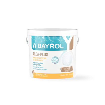 Grânulos BAYROL Alca-Plus® para corrigir valores de pH instáveis