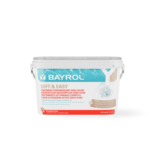 BAYROL Soft & Easy alternativa sem cloro para cuidados com a água