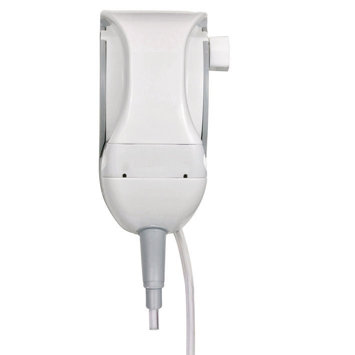 A estação de dosagem QFM da Diversey Deutschland GmbH & Co. OHG é um sistema dispensador montado na parede para a mistura precisa de soluções de limpeza e desinfecção - ideal para dosagem precisa, fornecido como um dispositivo único.