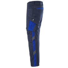 Calças MASCOT® Dortmund, preto azul/azul milho