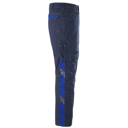Calças MASCOT® Dortmund, preto azul/azul milho