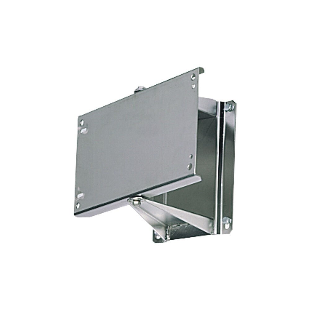 O suporte giratório para carretel de mangueira da Diversey Deutschland GmbH & Co. OHG (embalagem: 1 peça) é retratado com uma aba dobrável e orifícios de fixação visíveis em cada canto sobre um fundo branco simples.