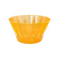 As taças de gelado e sobremesa Starpak 50 são taças redondas de PS laranja (500 ml, Ø 13 cm, 7,5 cm), ideais para servir gelados e sobremesas. Apresentadas num fundo branco simples, conferem um estilo vibrante a qualquer ambiente.