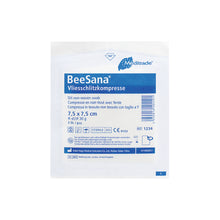 BeeSana® fleece slit compress, sterile, 4-fold