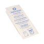 O saco higiênico PAPSTAR (28x11x5,5 cm, branco, impresso) da PAPSTAR GmbH é fornecido com texto azul, multilingue e ilustrações de higiene para a eliminação de artigos de higiene feminina, com uma cruz médica azul na parte superior. Fornecido em embalagem de filme retrátil de 200 unidades.