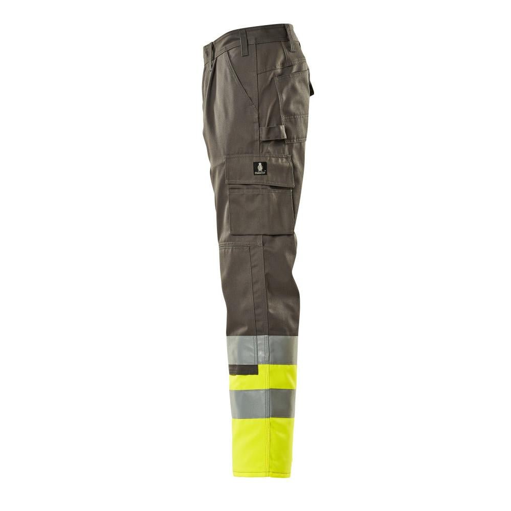 Calças MASCOT® Patos, antracite/amarelo de alta visibilidade