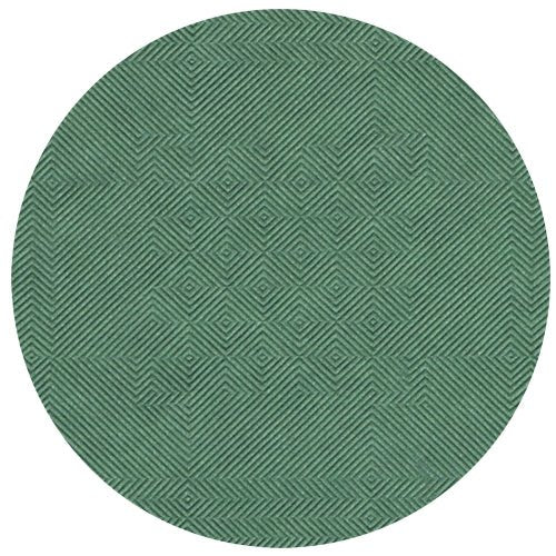 A toalha de papel redonda e verde PAPSTAR com relevo adamascado (50 m x 1 m) da PAPSTAR GmbH apresenta um padrão geométrico com linhas diagonais e losangos para um efeito 3D discreto – ideal para ocasiões festivas.