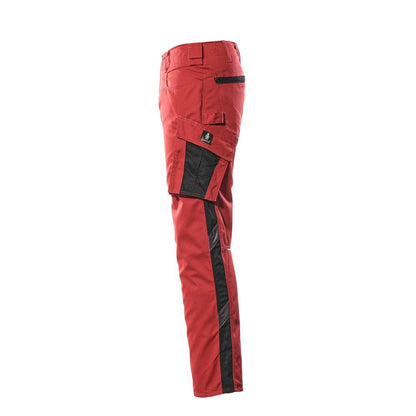 Calças MASCOT® Oldenburg, vermelho/preto