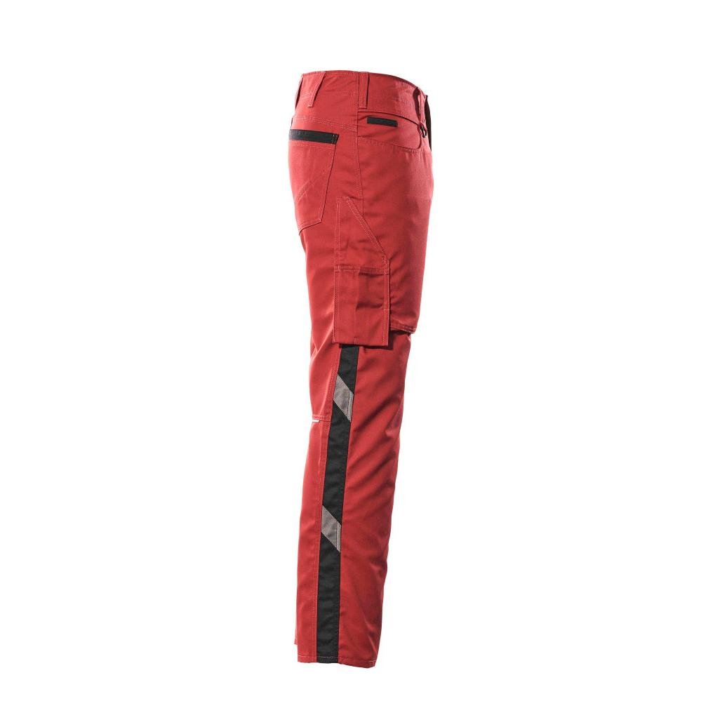 Calças MASCOT® Oldenburg, vermelho/preto