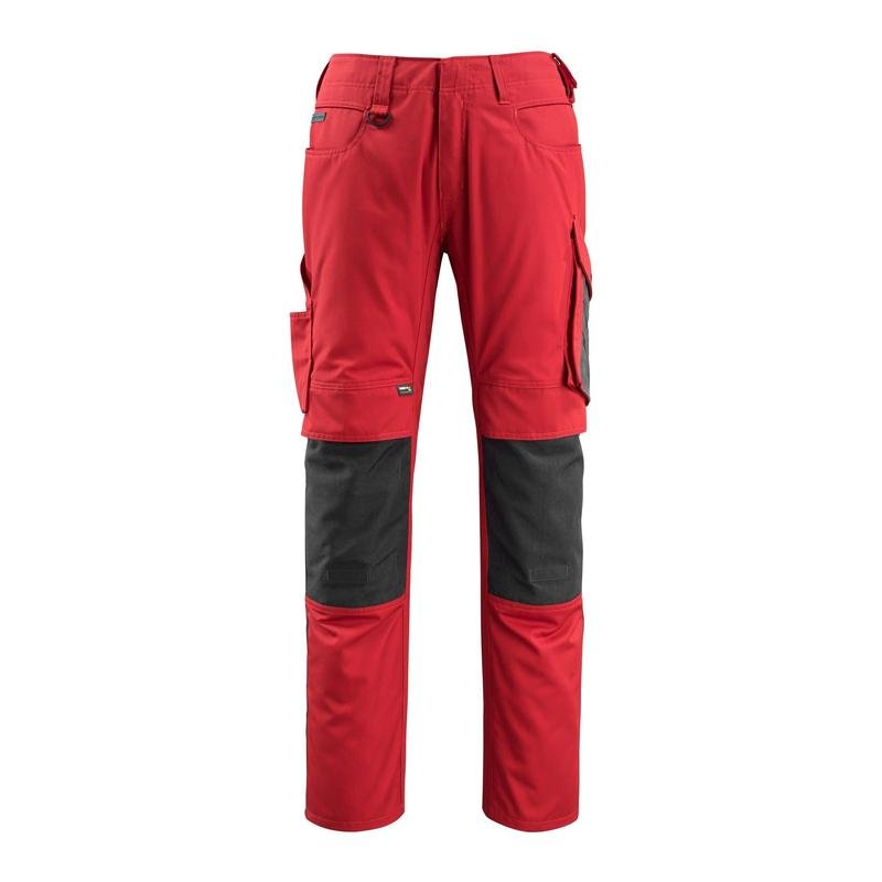 Calças MASCOT® Mannheim, vermelho/preto