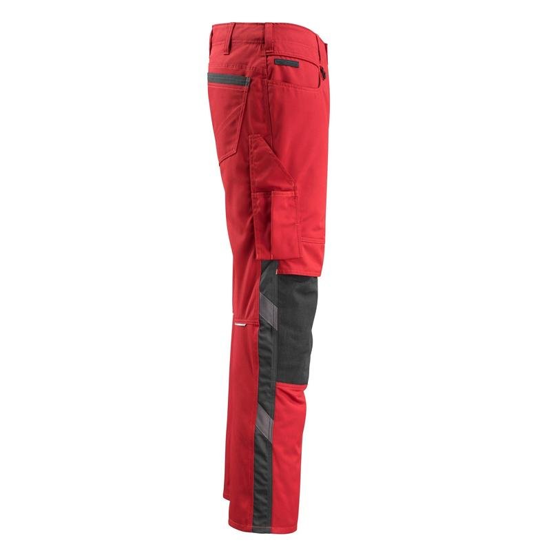 Calças MASCOT® Mannheim, vermelho/preto