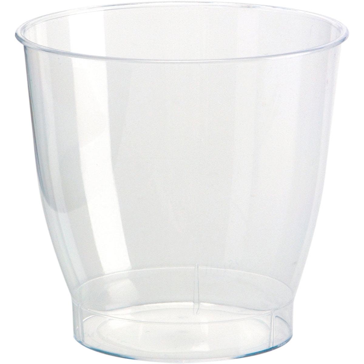 A taça de sobremesa Duni GmbH Crystallo Transparente PS (20 cm) possui um design elegante com borda alargada e fundo grosso - ideal para sobremesas. Entregue em pacotes de 40 unidades, perfeita para servir com elegância.